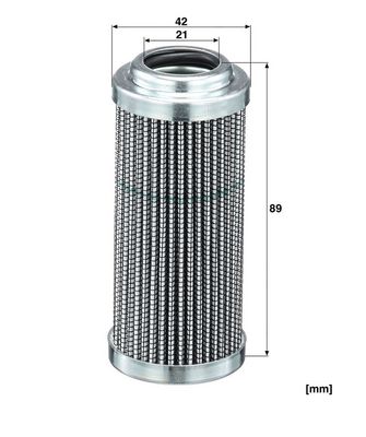 Hydraulisch filter (patroon) past: AEBI TC07 KUBOTA ZD 321