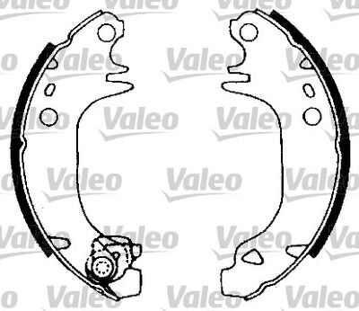 Комплект тормозных колодок VALEO 553635 для CITROËN VISA