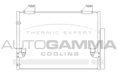 Конденсатор, кондиционер AUTOGAMMA 105357 для TOYOTA HILUX