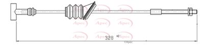 APEC Cable Pull, parking brake CAB1672