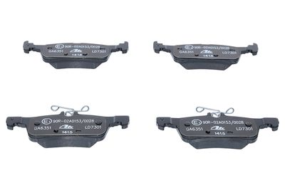 Brake Pad Set, disc brake 13.0470-7301.2