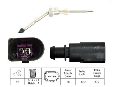 SENZOR TEMPERATURA GAZE EVACUARE