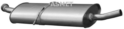 ASMET 01.063 Глушитель выхлопных газов  для MERCEDES-BENZ B-CLASS (Мерседес Б-класс)