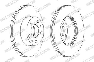 DISC FRANA FERODO DDF767C 1