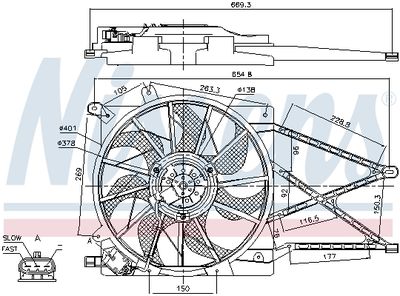 Fan, engine cooling 85179