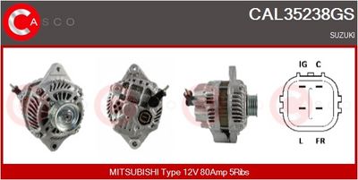 GENERATOR / ALTERNATOR CASCO CAL35238GS
