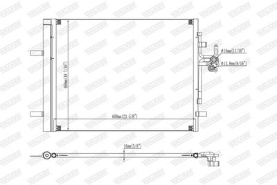 CONDENSATOR CLIMATIZARE WALKER WCD00324 6