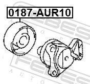 ROLA INTINZATOR CUREA TRANSMISIE FEBEST 0187AUR10 1