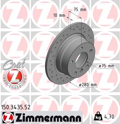 Brake Disc 150.3435.52