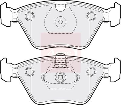 APEC Brake Pad Set, disc brake PAD1225