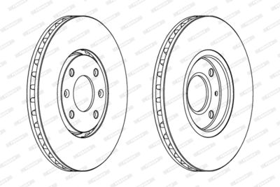 DISC FRANA FERODO DDF841C 1