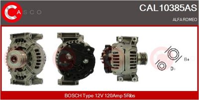 GENERATOR / ALTERNATOR CASCO CAL10385AS