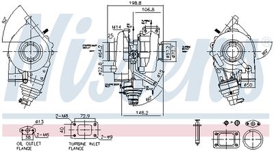 COMPRESOR SISTEM DE SUPRAALIMENTARE NISSENS 93467 6