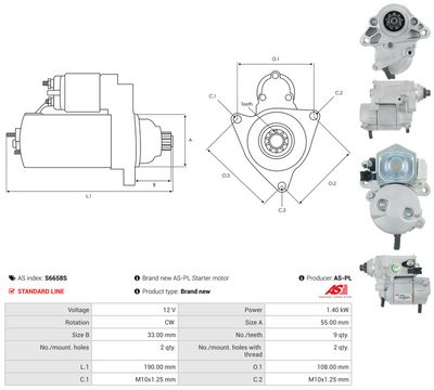 STARTER AS-PL S6658S 4