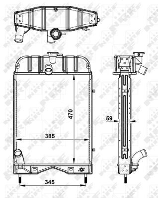 RADIATOR BATERIE DE ANTRENARE NRF 52145 3