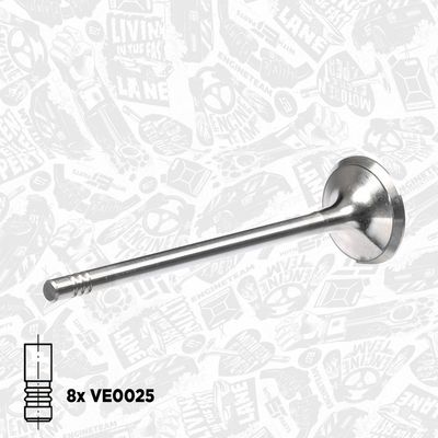 Sada ventilů, sací/výfukový ventil ET ENGINETEAM VS0029