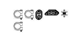 SET MONTARE SISTEM DE ESAPAMENT