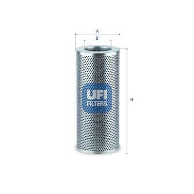 Hydraulisch filter (patroon) past: GROVE GMK 4070-1, GMK 4074, GMK 4080, RT615S, RT620S, RT58B, RT58C, RT58D  JCB 2150, 2155, 3200, 3220, 3230, 3230 XTRA, TM 310, TM 320