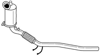 Filtr sadzy / filtr cząstek stałych, układ wydechowy SIGAM 3C0254701PX