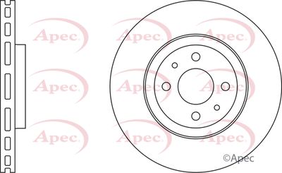 Brake Disc APEC DSK671