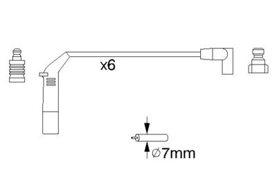 BOSCH Zündleitungssatz