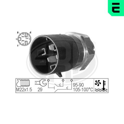 COMUTATOR TEMPERATURA VENTILATOR RADIATOR ERA 330217
