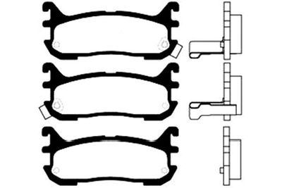 Kavo Parts Stabdžių trinkelių rinkinys, diskinis stabdys