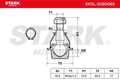 Шарнири STARK SKSL-0260065