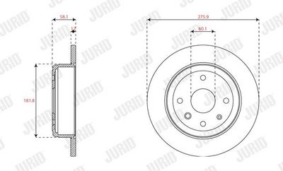 BREMSSCHEIBE JURID 562879JC 1
