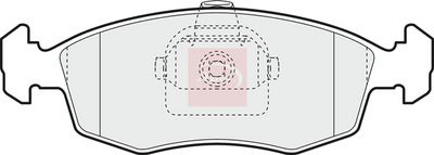 APEC Brake Pad Set, disc brake PAD1112