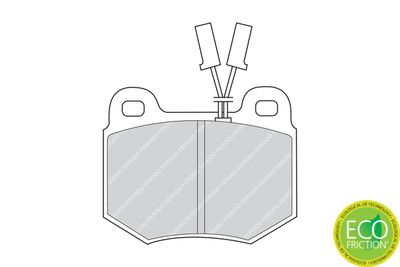 SET PLACUTE FRANA FRANA DISC FERODO FDB448 1