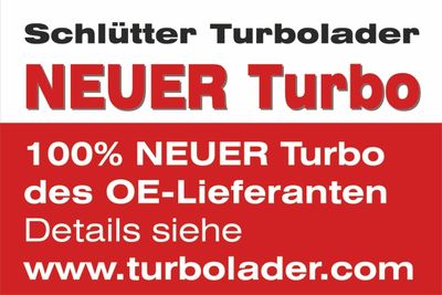 Компрессор, наддув SCHLÜTTER TURBOLADER 172-00651 для BMW 8