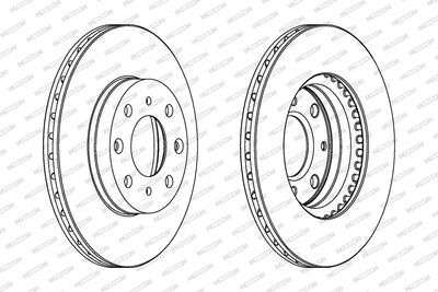 DISC FRANA FERODO DDF377 1