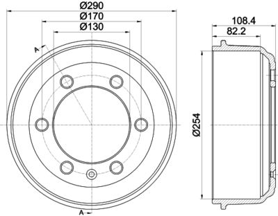Тормозной барабан TEXTAR 94032000 для CARBODIES FX