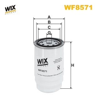 WIX-FILTERS WF8571 Паливний фільтр 