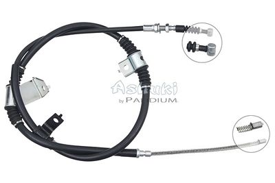 Тросик, cтояночный тормоз ASHUKI by Palidium ASH3-1674 для HYUNDAI H-1