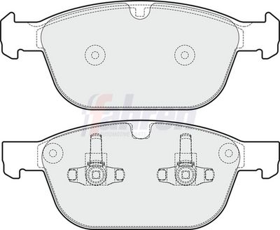 Fahren Brake Pad Set, disc brake FBP3692