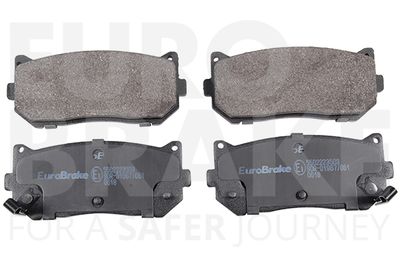 Комплект тормозных колодок, дисковый тормоз EUROBRAKE 5502223503 для KIA CLARUS