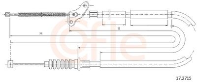 CABLU FRANA DE PARCARE