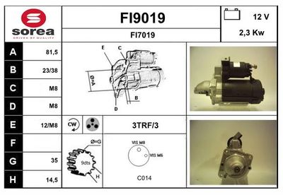 STARTER SNRA FI9019