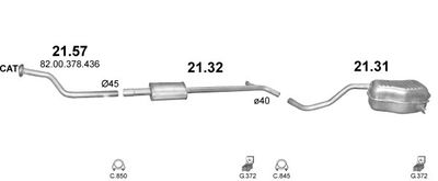 Układ wydechowy POLMO POLMO01748