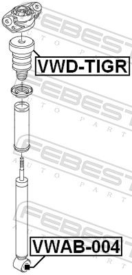 Rubber Buffer, suspension VWD-TIGR