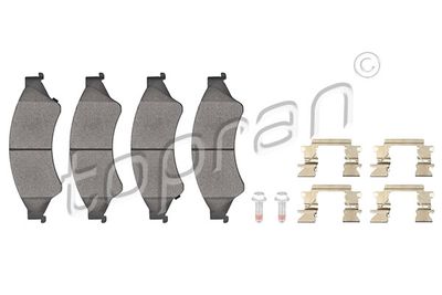 Комплект тормозных колодок, дисковый тормоз TOPRAN 305 186 для FORD RANGER