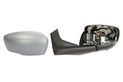 Zijspiegel Rechts (elektrisch, in reliëf, met verwarming, assistent rijstrookverandering, under-coated, elektrisch opklapbaar, met indicator, met temperatuursensor) past: RENAULT ZOE 07.19-
