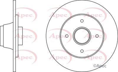 Brake Disc APEC DSK249