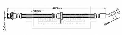 Brake Hose Borg & Beck BBH7338