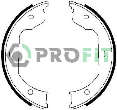 Комплект тормозных колодок PROFIT 5001-0668 для VW MULTIVAN