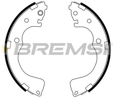 Комплект тормозных колодок BREMSI GF0795 для MAZDA MPV