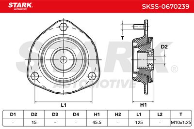 тампон на макферсън STARK SKSS-0670239