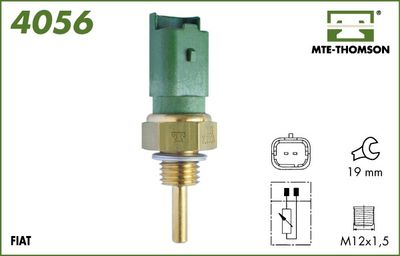 MTE-THOMSON 4056 Датчик включения вентилятора  для FIAT ALBEA (Фиат Албеа)